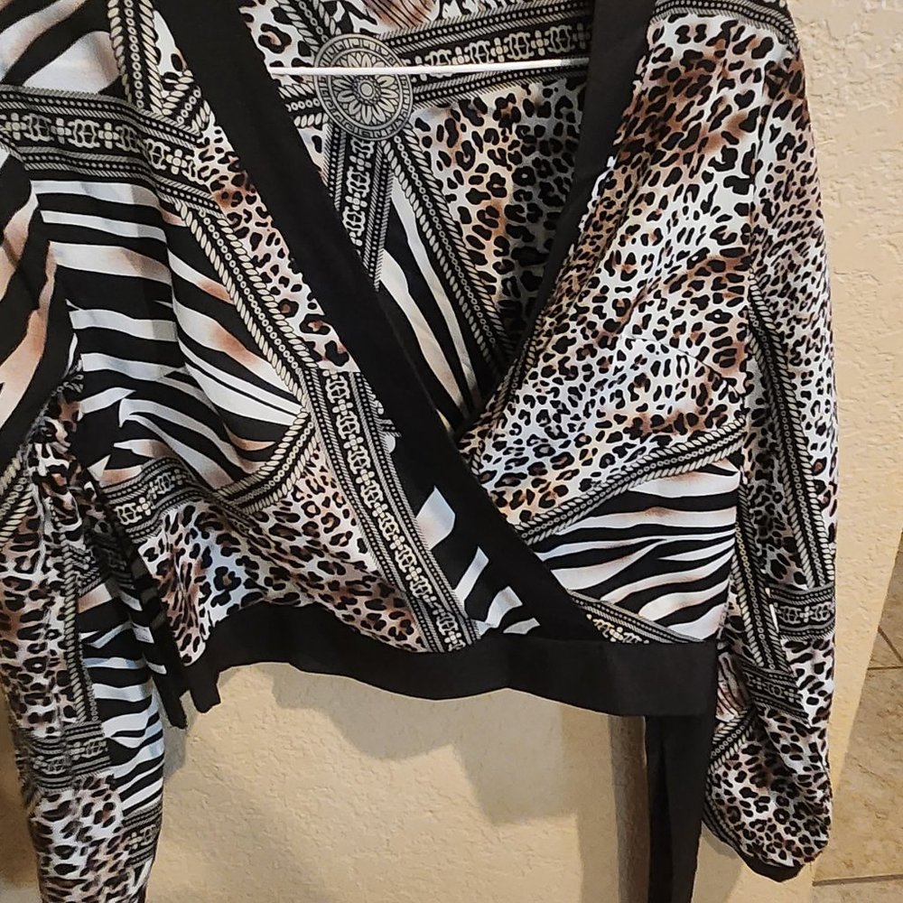 Animal Print Blouse